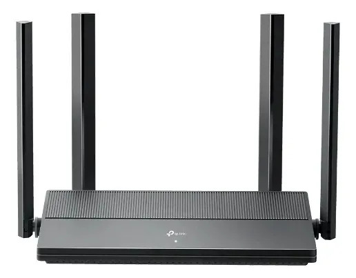 TP-Link EX1500 Roteador Wi-Fi 6 AX1500 Dual Band, 4 portas gigabit, cobertura até 140 m2, 60 dispositivos, configuração em 3 etapas, EasyMesh, baixa latência