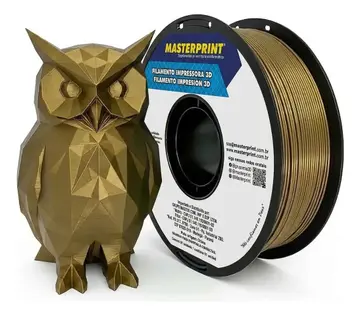 Filamento De Impressora 3d Petg 1,75mm 1kg Masterprint Bronze