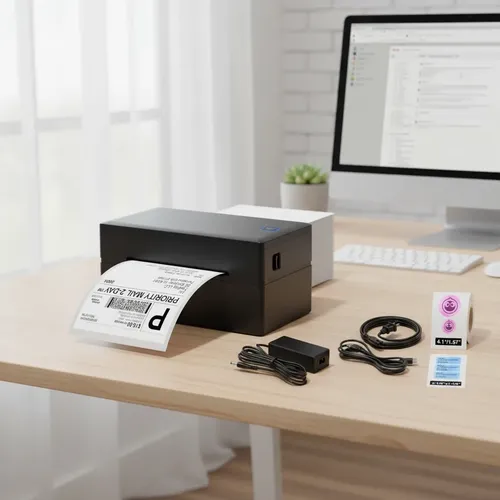 Impressora De Etiquetas De Envio Compatível Bluetooth E Usb 127/220v
