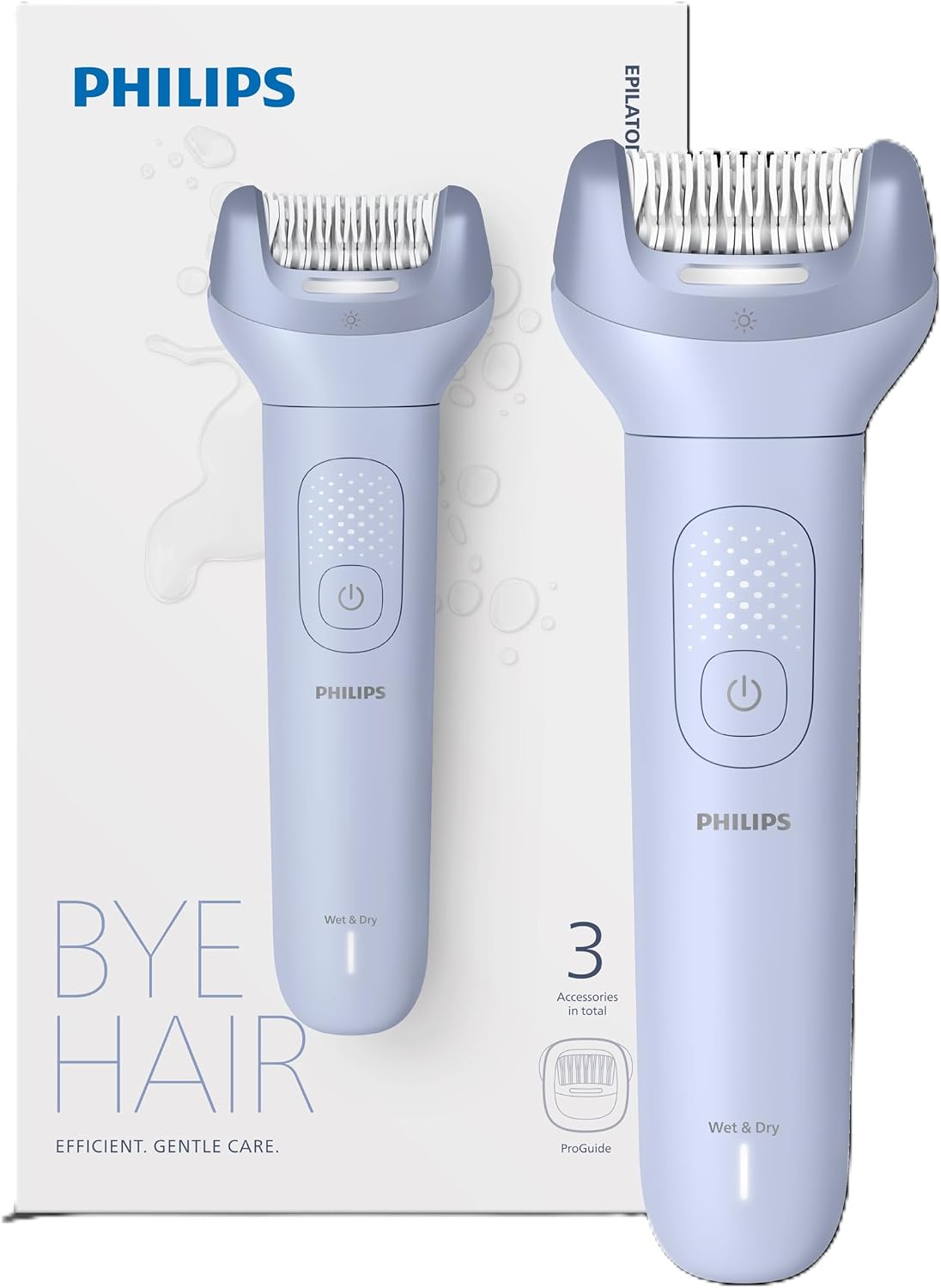 Depilador Feminino Philips Série 8000 ProGuide, Seco ou Molhado