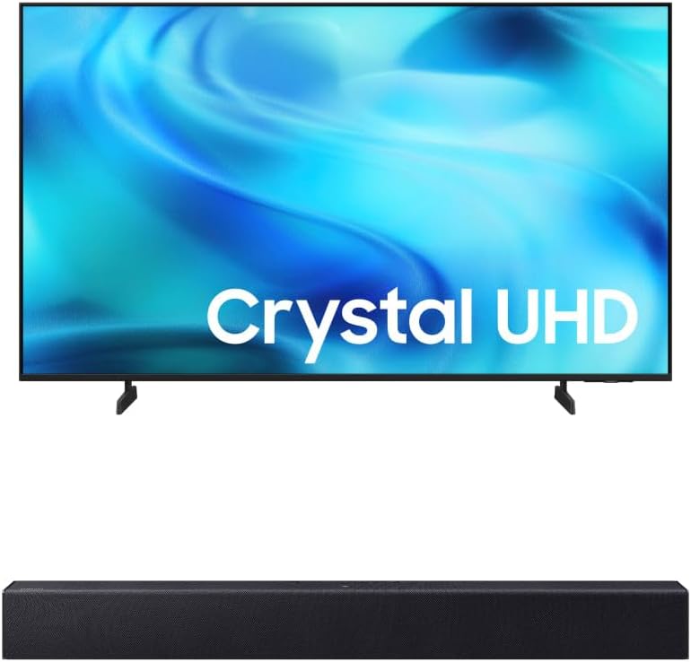 Samsung Combo Smart TV 58" Crystal UHD 4K 2026 + Soundbar Samsung HW-B400F