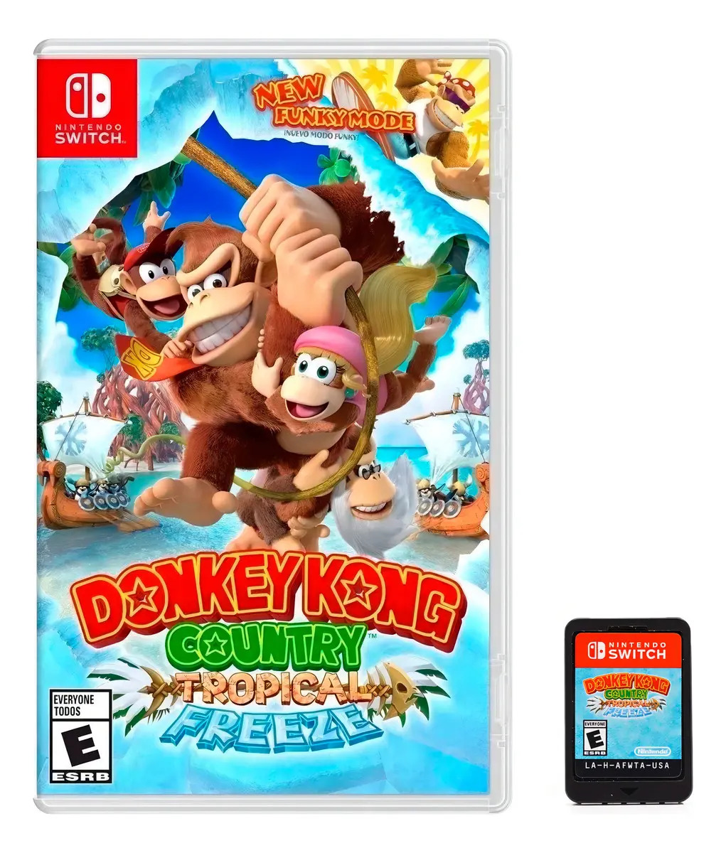 Jogo Donkey Kong Country Tropical Freeze Nintendo Switch - Físico