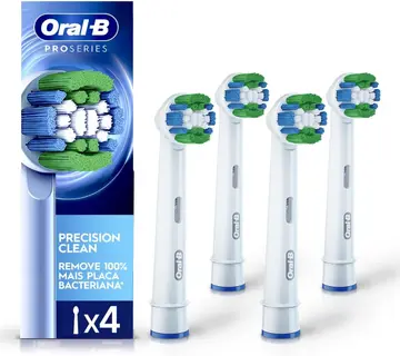 Oral-B Refil para Escova Elétrica Precision Clean, 4 Unidades