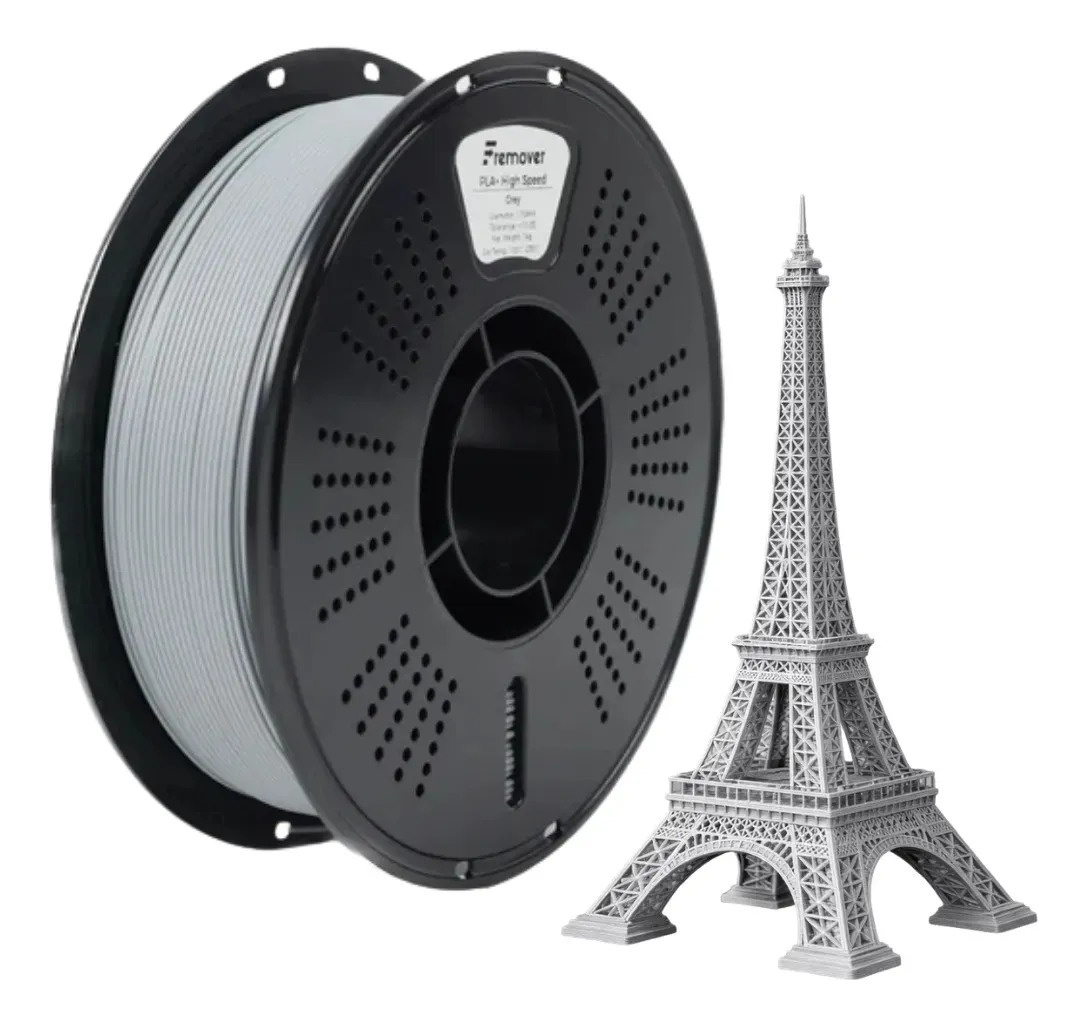 Filamento Pla+ 1kg Fremover High Speed Cores Clássicas Grey