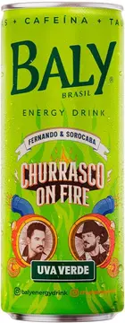 Energético Baly Uva Verde Churrasco On Fire 250ml
