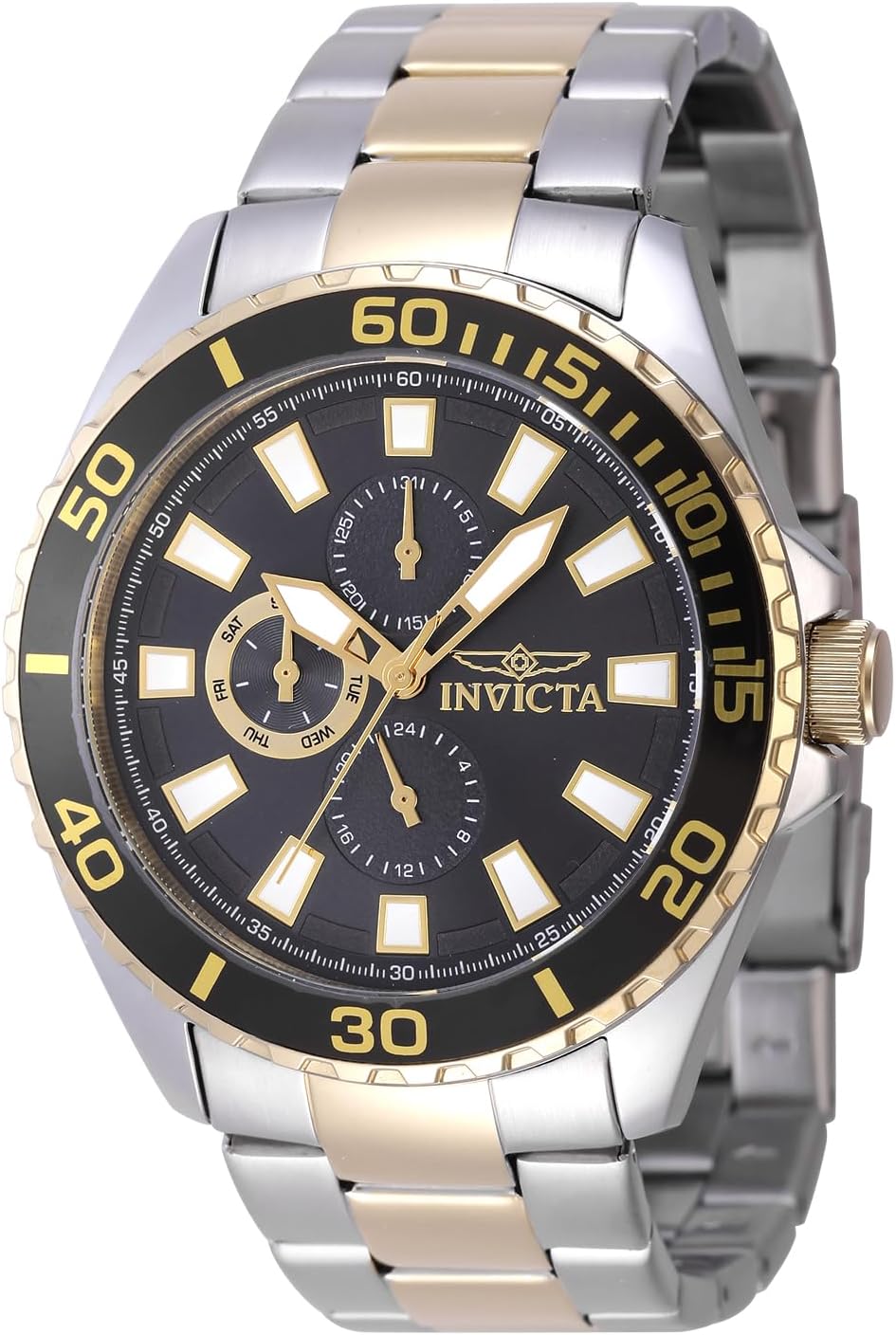 Invicta Relógio analógico masculino Pro Diver de quartzo - 47557, multicor, Redondo