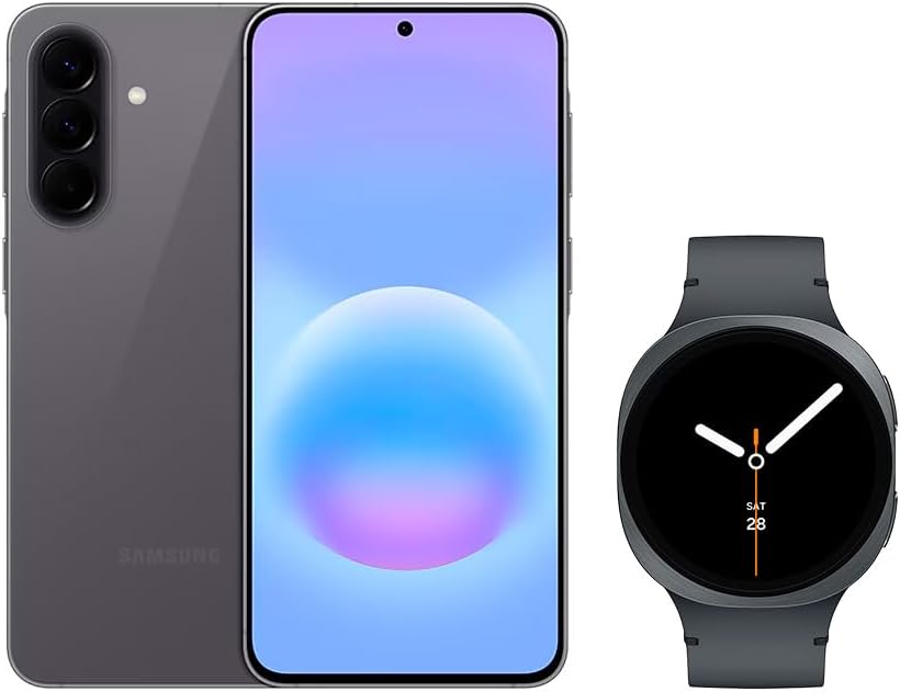 Samsung Combo Galaxy A57 5G (256GB) - Cinza + Galaxy Watch8 BT 44mm - Grafite