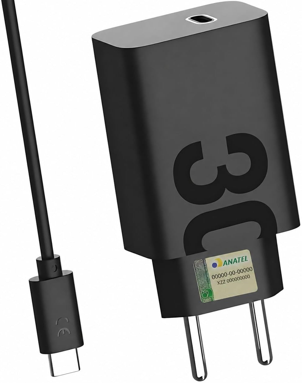 Carregador Turbo 30W USB-C – Potência Ultra Rápida com Cabo Tipo-C para Tipo-C Incluso – Compatível com iPhone 15, iPads, Samsung e Dispositivos USB-C - LAGUS IMP.
