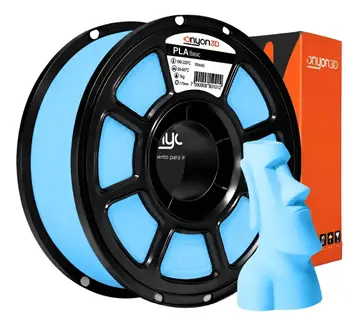 Filamento Pla Impressão 3d High Speed 1kg Onyon3d 1.75mm Ful Azul-claro