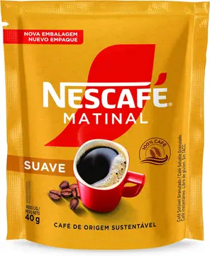 Café Solúvel Nescafé Matinal Suave, Sachet, 40g