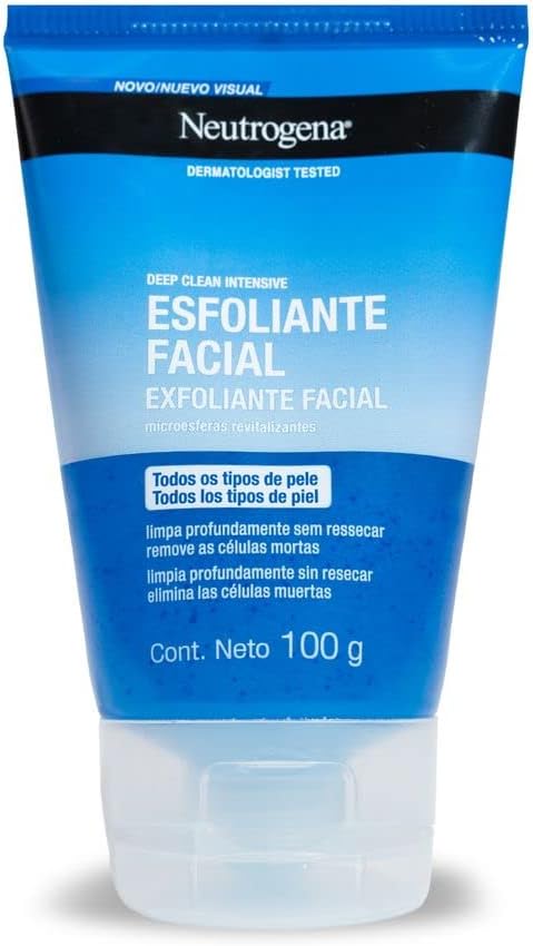 Gel Esfoliante Facial Neutrogena Deep Clean Intensive, 100g
