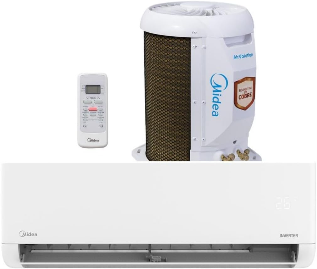 Ar Condicionado Split Midea Inverter Lite 12000 Btu R32 Frio 42ebvcb12m5 Branco 220v