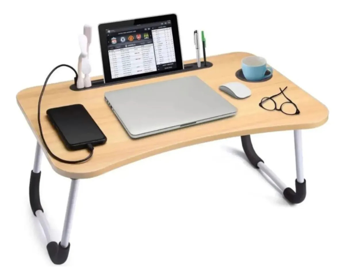 Mesa Dobrável Para Notebook Ergonômica Para Cama e Sofá