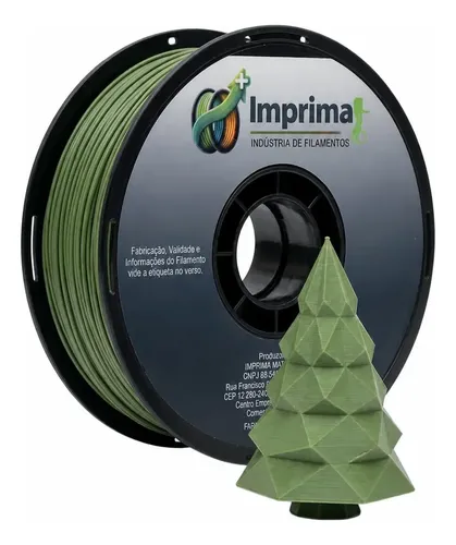 Filamento Pla 1,75mm - Impressora 3d Verde Militar