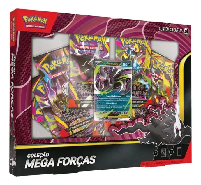 Box Pokémon TCG Mega Forças - Mega Darkrai ex