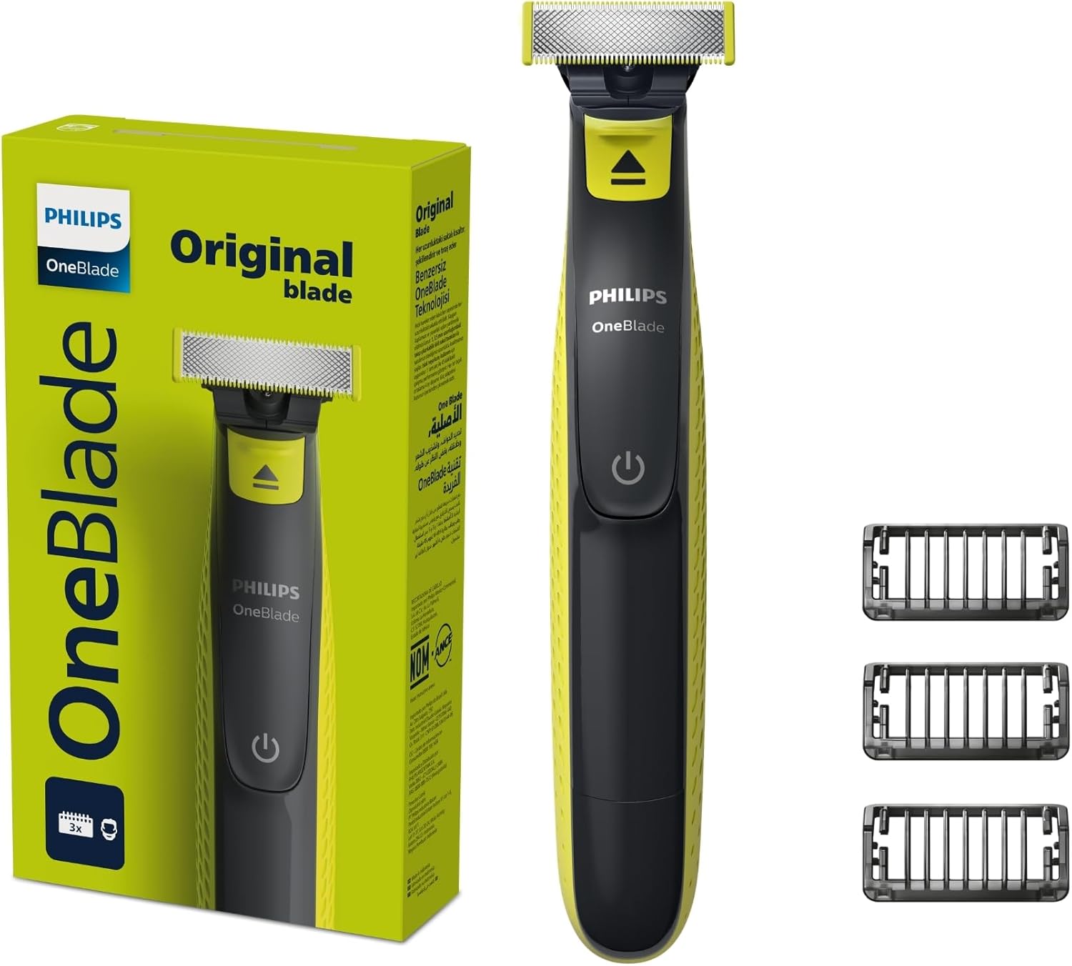 Philips OneBlade Barbeador e Aparador Elétrico: Raspa, Apara e Contorna