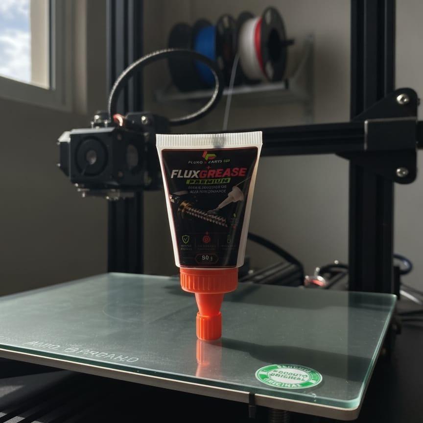 Graxa Sintética FluxGrease Premium de Alta Performance para Lubrificação de Impressoras 3D