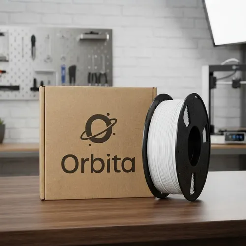 Filamento Pla Para Impressora 3d Orbita 1,75 Mm 1 Kg Branco