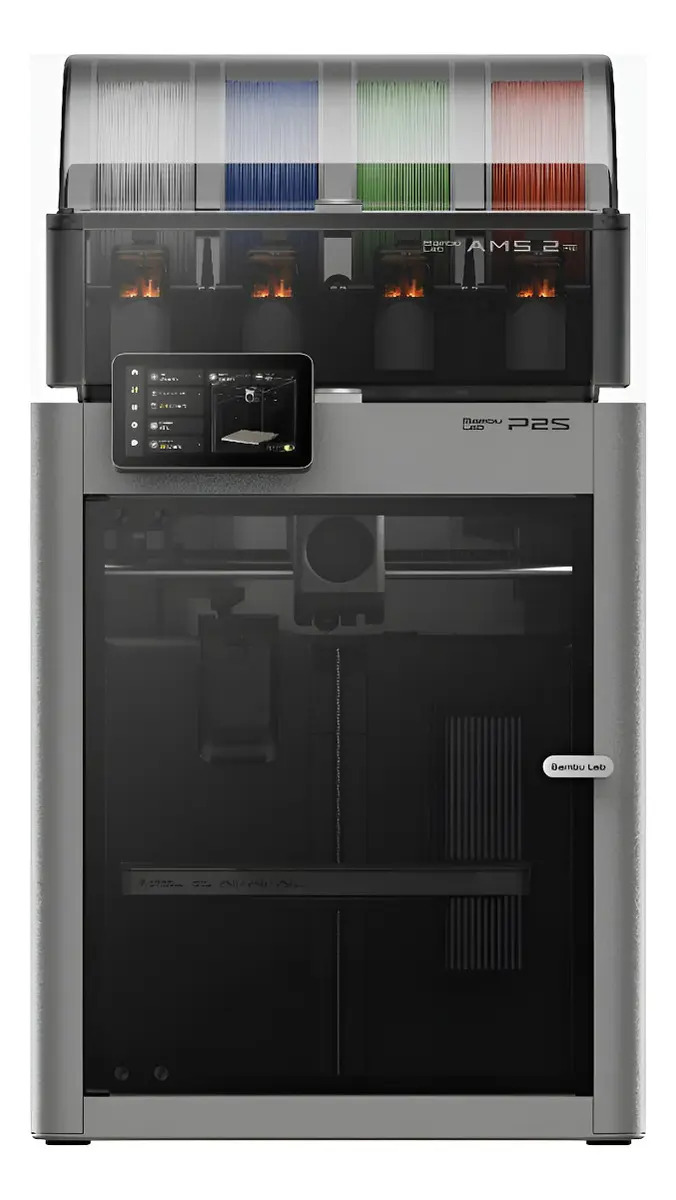 Impressora 3d Bambu Lab P2s Combo Cinza Escuro Cinza-escuro