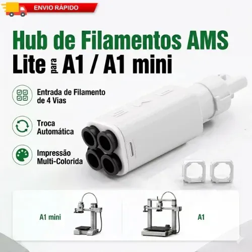 Hub De Filamento Ams Lite A1 Bambu Lab Hotend Tensão 12v 12 12v