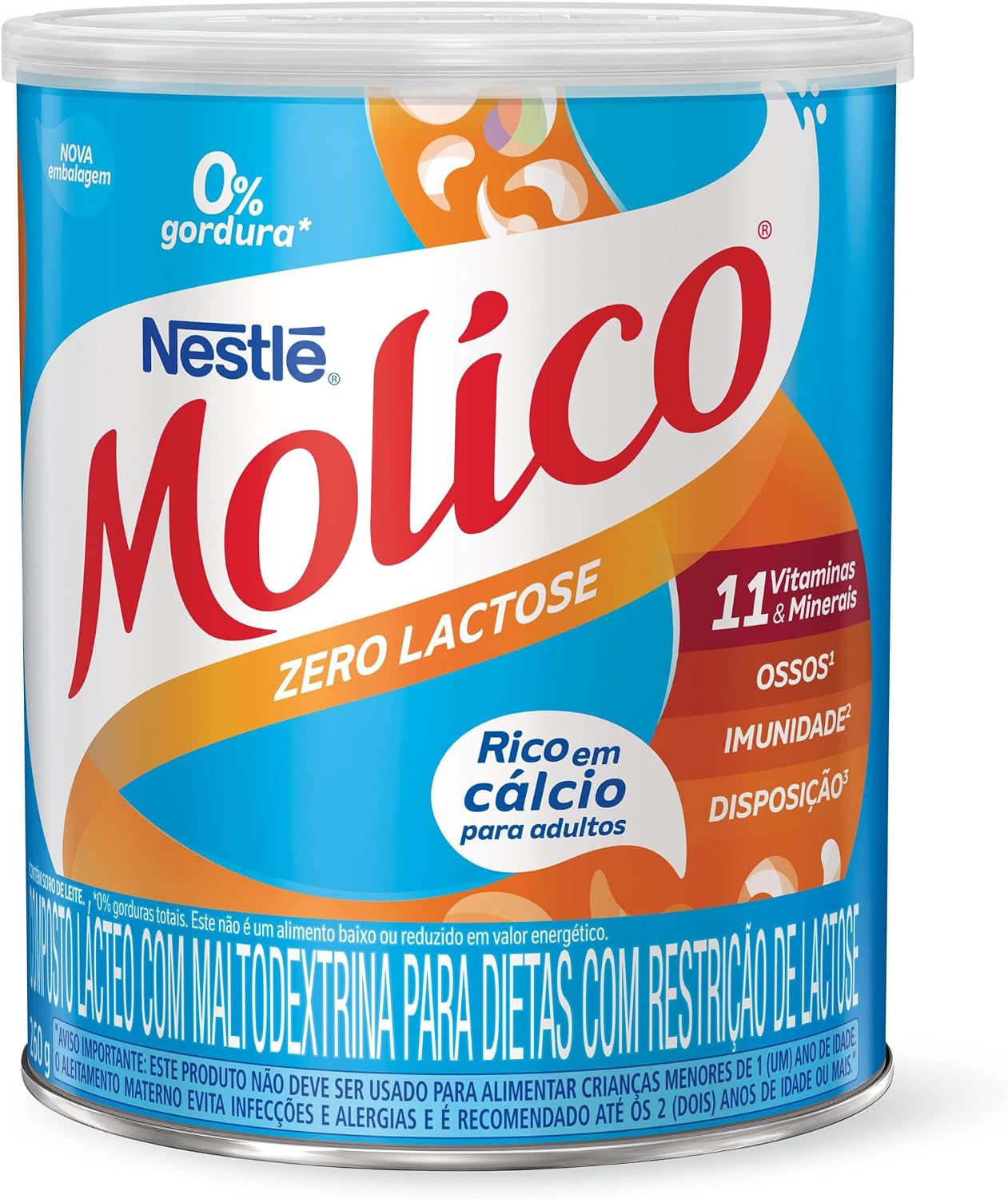 Molico Nestlé Nutrição Diária para Seus Ossos 260G