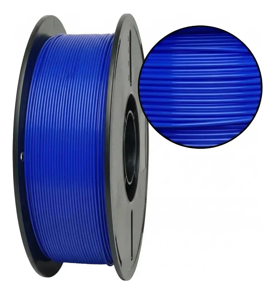 Filamento Pla 1kg Digital Qualy 1.75mm Para Impressora 3d Al Azul