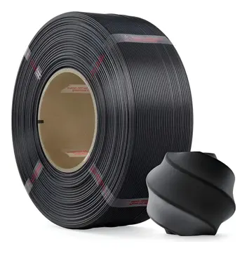Filamento Pla Lite Bambu Lab Refil Sem Carretel Preto 1 Kg