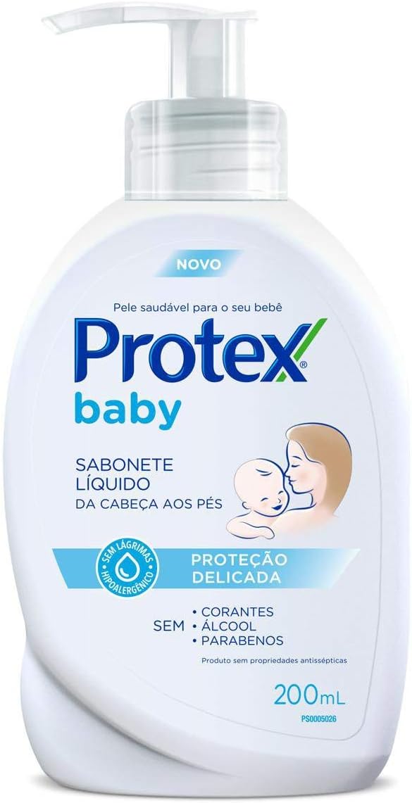 Protex Baby Delicate Care Sabonete Líquido Infantil, 200ml