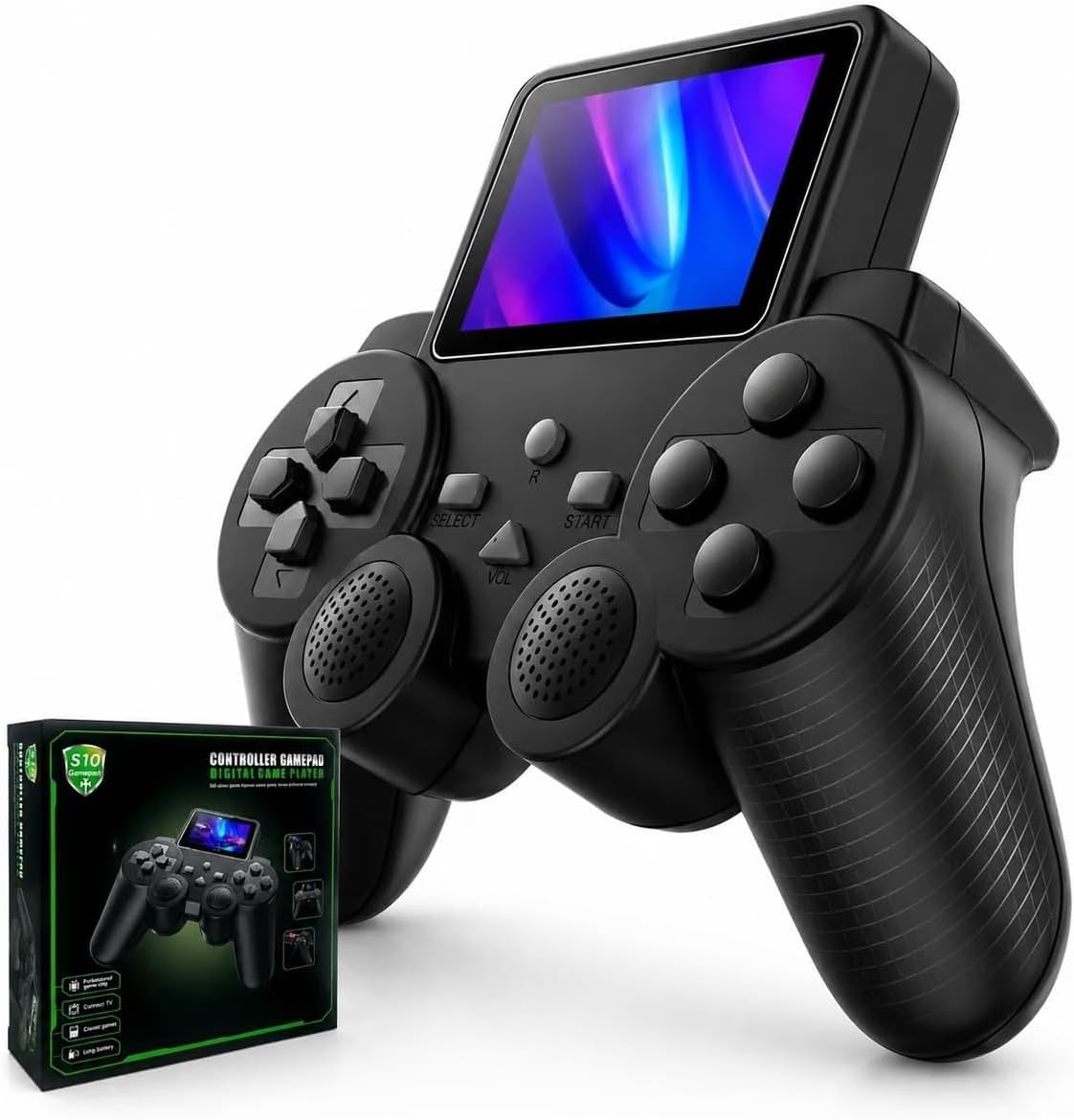 Video Game Retrô Controle Com Mais de 500 Jogos Clássicos Tela LCD