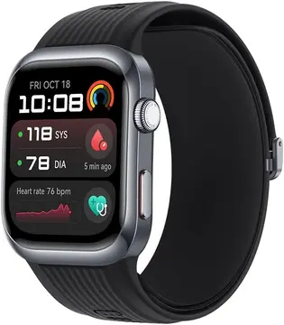 Smartwatch, HUAWEI Watch D2, Monitoramento da Pressão Arterial, Design Leve e Fino, Gerenciamento Completo de Saúde, Compatível com iOS e Android, Sistema GPS integrado, Preto