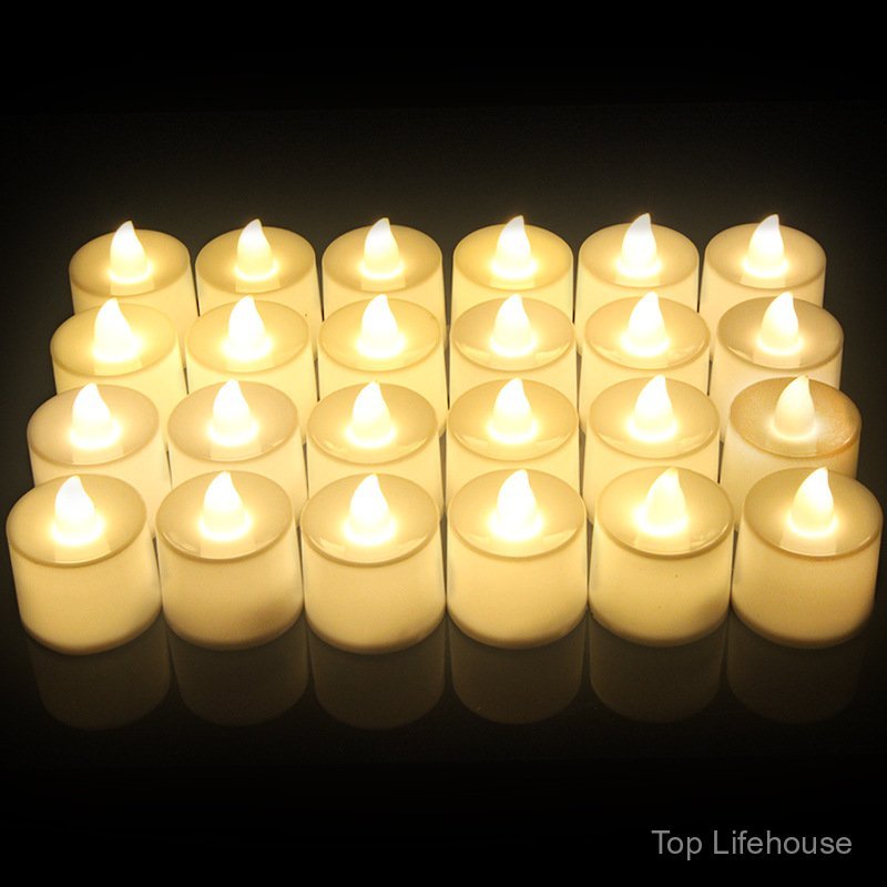 72/96/120 Unidades Portátil E Flexível Luz De Vela Led Econômico Durável Para