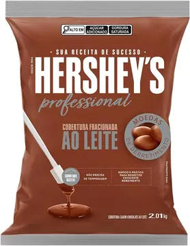 Cobertura Fracionada de Chocolate ao Leite Hershey’s, 2,01kg