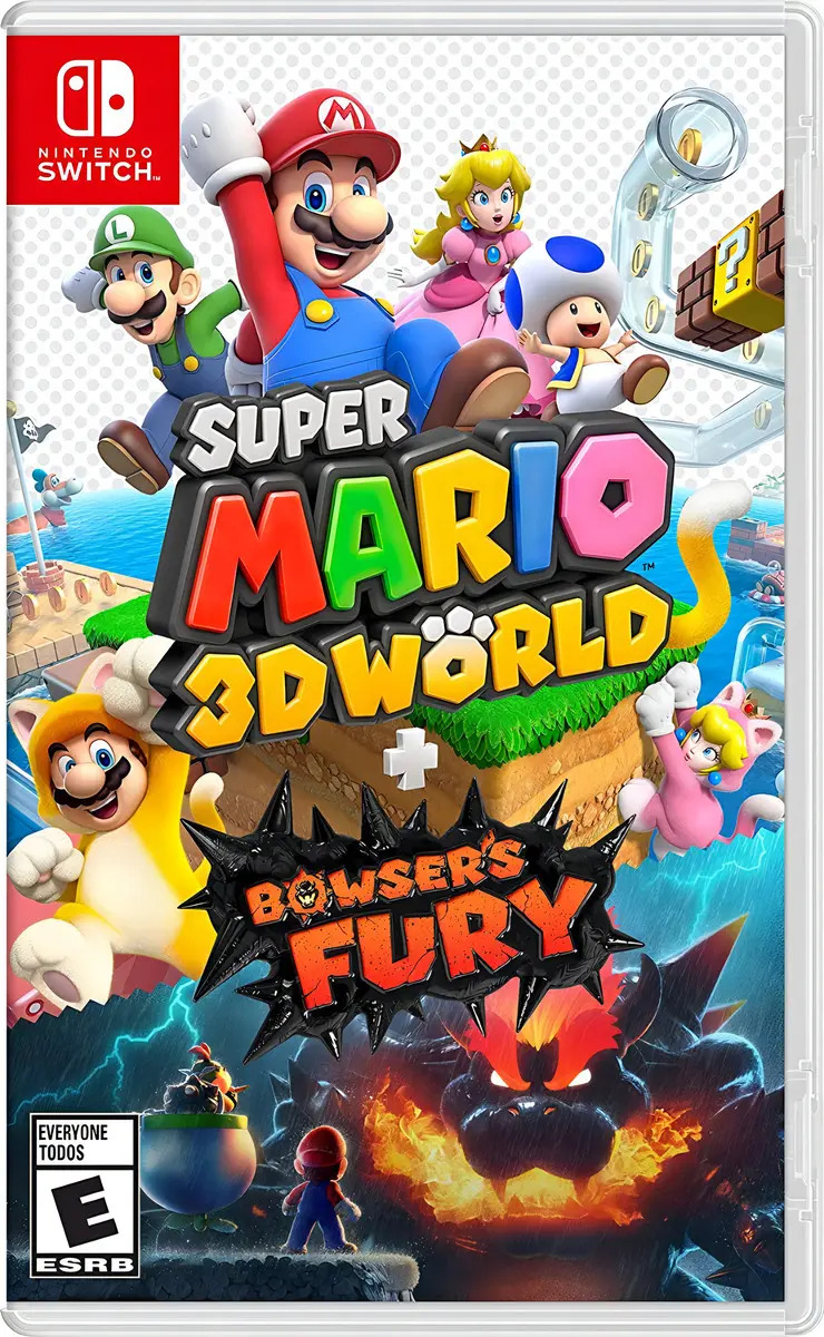 Super Mario 3d World + Bowsers Fury Switch Midia Fisica