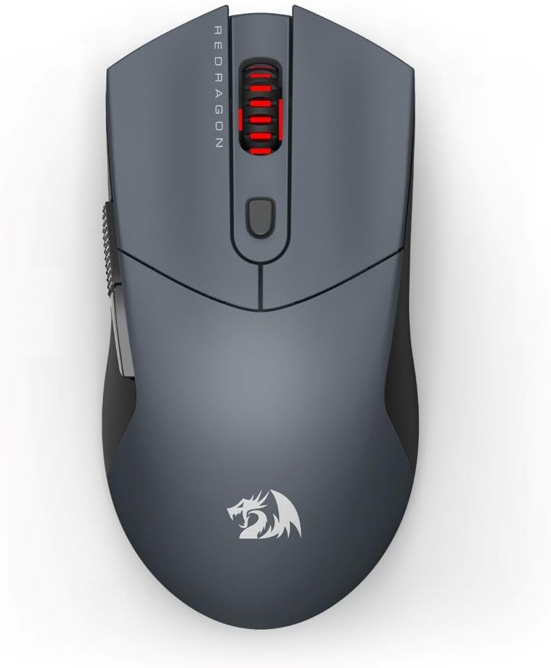 Mouse Gamer Redragon St4r Pro PAW3395 26000 DPI Sem Fio Bluetooth USB-C Ambidestro Preto M917GB-PRO