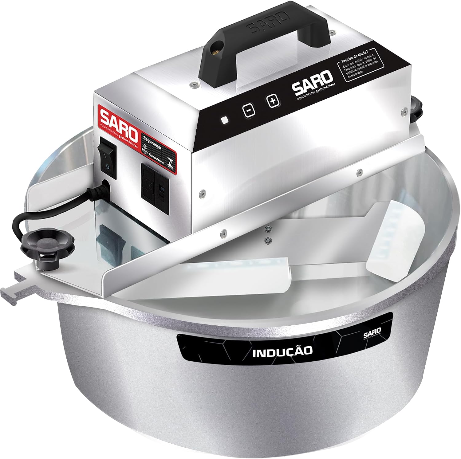 PA10PI Misturador eletrico de indução 10 litros Bivolt (panela automatica) 50-60 Hz