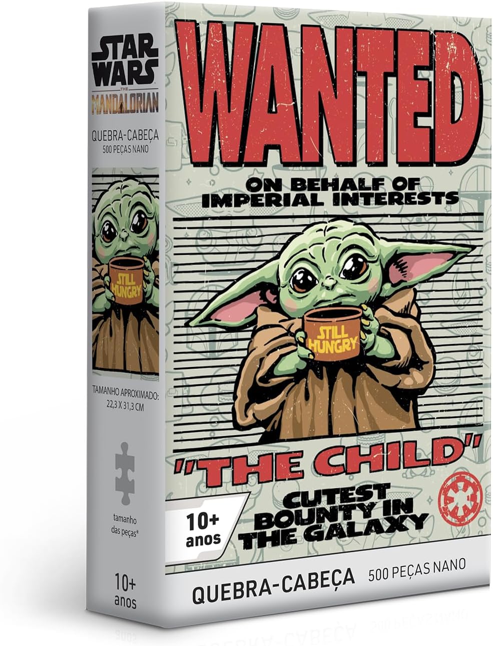 Toyster - Quebra-Cabeça: Grogu Star Wars - Fun - Nano 500 Peças - Disney - Game Office
