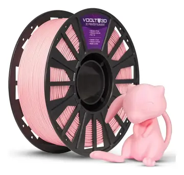Filamento Pla Rosa Bebê Velvet Aveludado 1kg Voolt3D High Speed