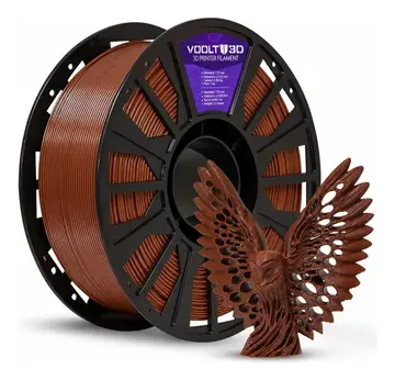 Filamento Petg Hf Marrom 1kg Imprimir Peças 3d Fab