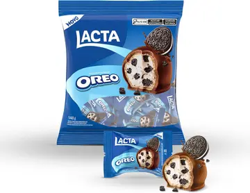 Lacta Oreo - Wafer Recheado Sabor Chocolate Pacote 540g