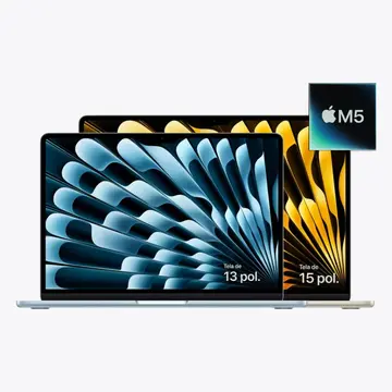 Apple Macbook Air M5 16GB RAM 512GB SSD Tela 13 e 15 Polegadas Novo Lacrado