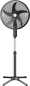 HEPTA WORLD Ventilador de Coluna, Resfriamento, Silencioso, Design Slim para Casa Escritório (PRETO, 110V, 101)