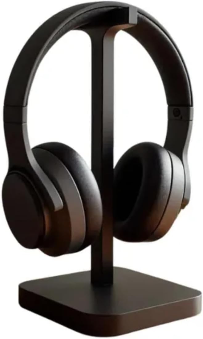 Suporte para Headset, Headphone e Fone de Ouvido Gamer – Moderno, Ideal para Mesa e Escritório -TYDA (PRETO)