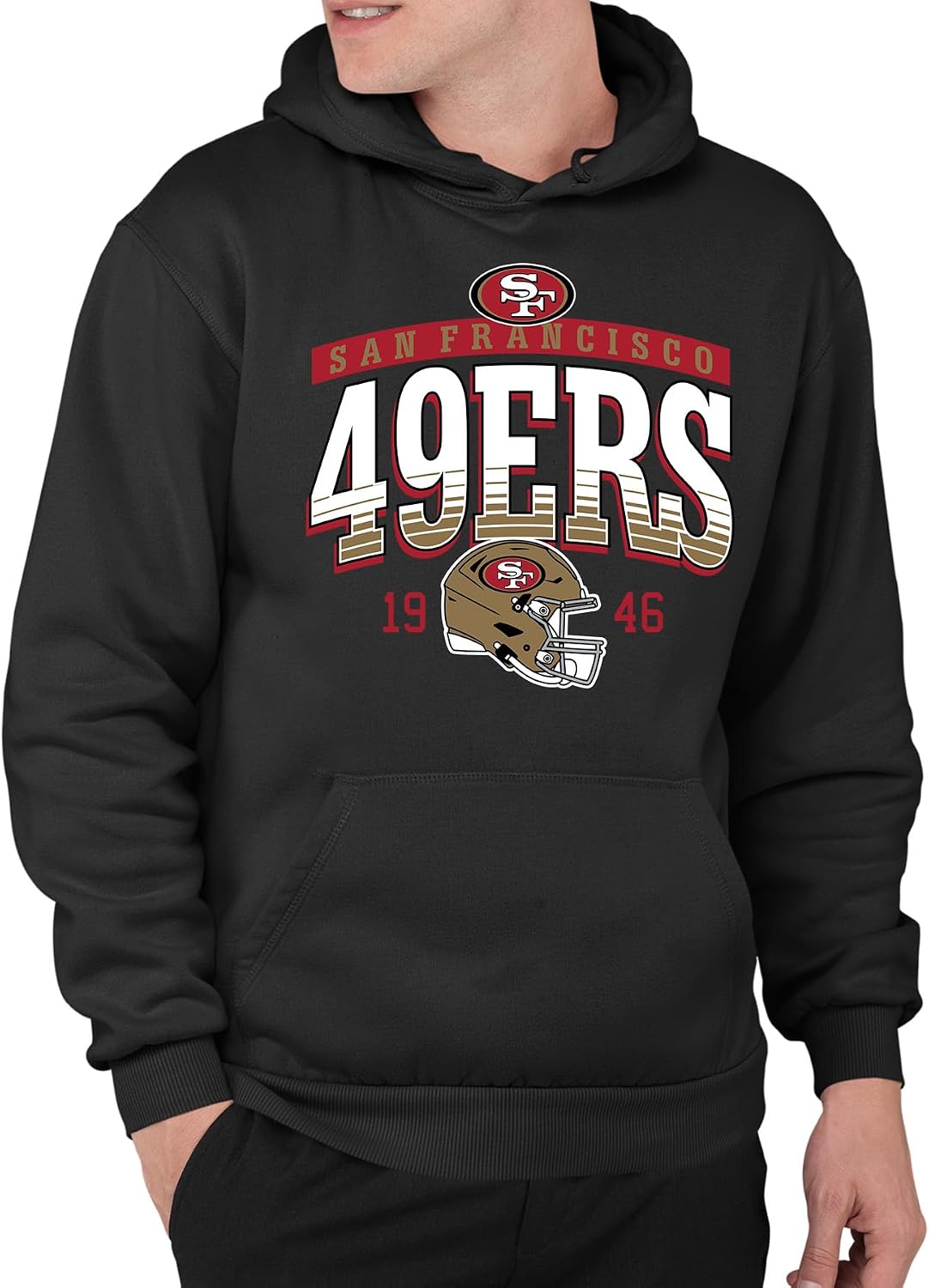 Junk Food NFL - Moletom com capuz adulto Mighty