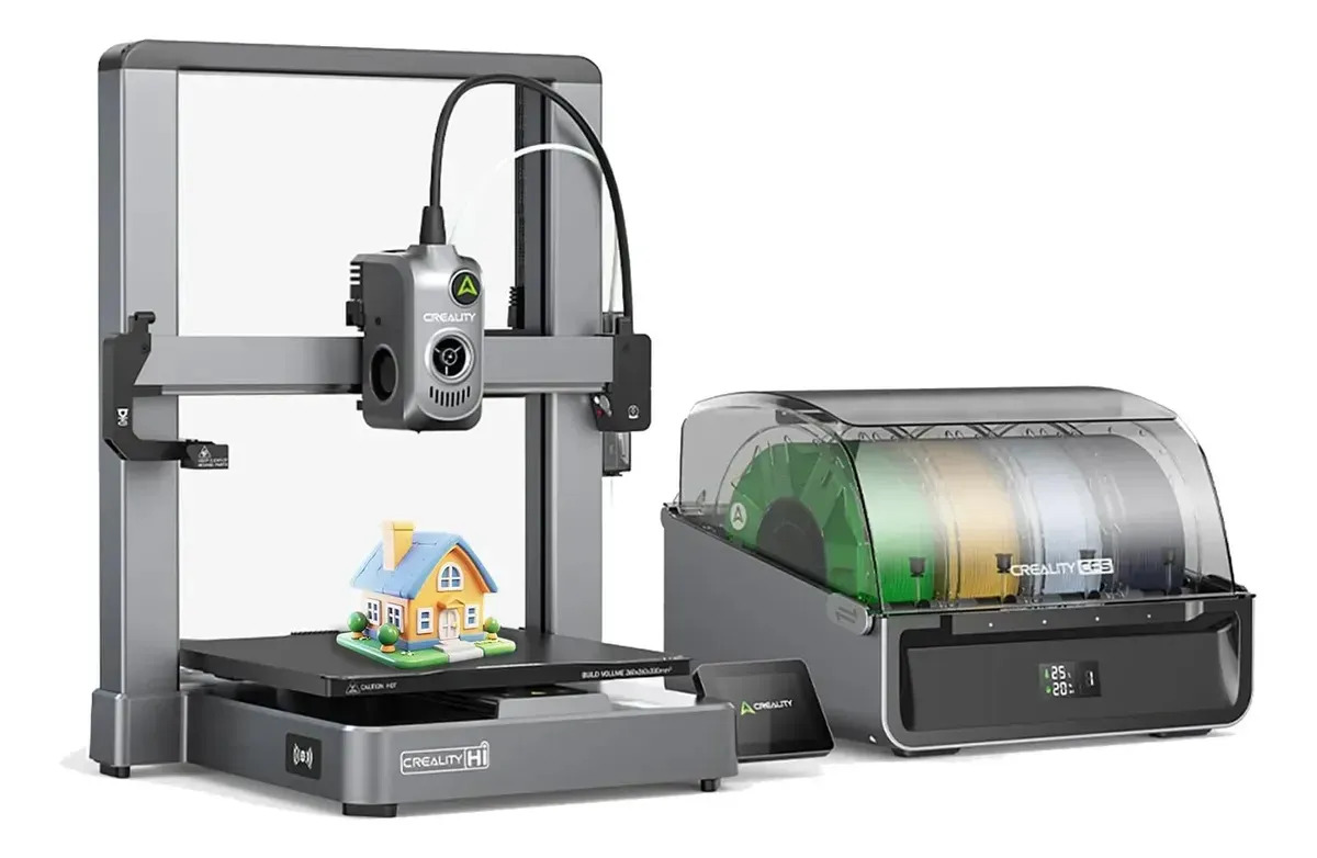 Impressora 3D Creality Hi Combo Multicolor com Auto Nivelamento e Alta Velocidade
