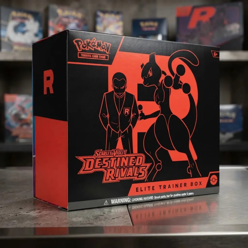 Box Elite Pokémon Destined Rivals Elite Trainer Box Etb Ig Idioma Inglês