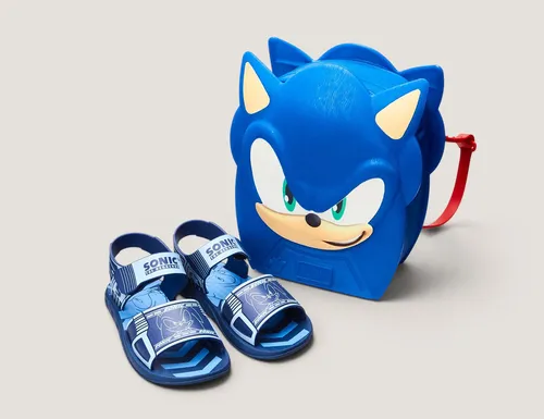Sandália Grendene Kids-23336 Azul/azul Medio Liso 33.34 Br