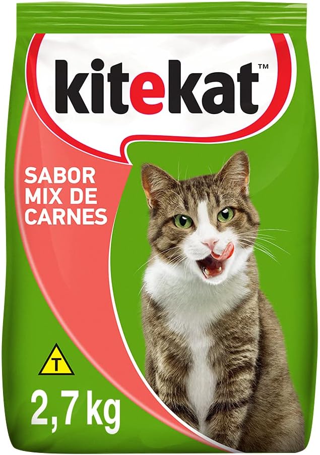 Kitekat Ração Mix De Carnes Para Gatos Adultos 2 7Kg