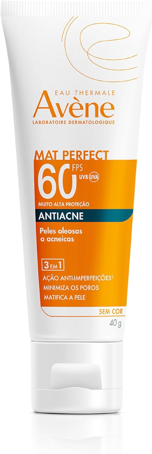 Avène Protetor Solar Mat Perfect Fluido Antiacne FPS60 40G