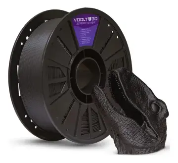 Filamento Pla Premium 1,75mm 1kg Voolt3d Preto Velvet