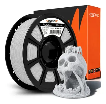 Filamento PLA Onyon3d High Speed Mármore 1.75mm para Impressão 3D